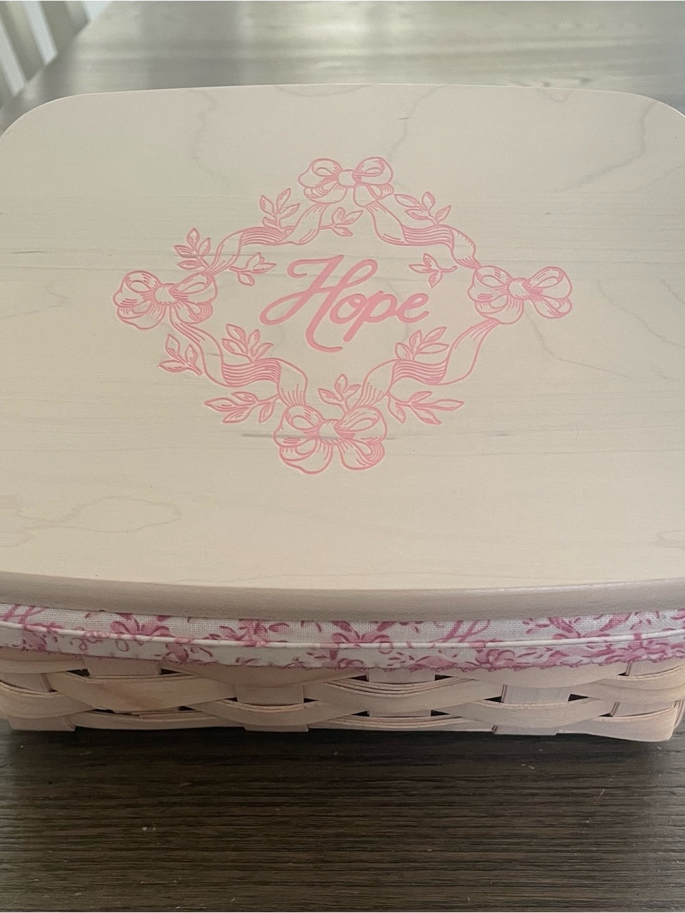 Horizon of Hope longaberger basket